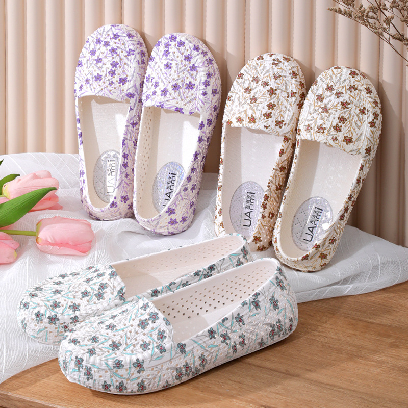 Summer white non-slip sandals