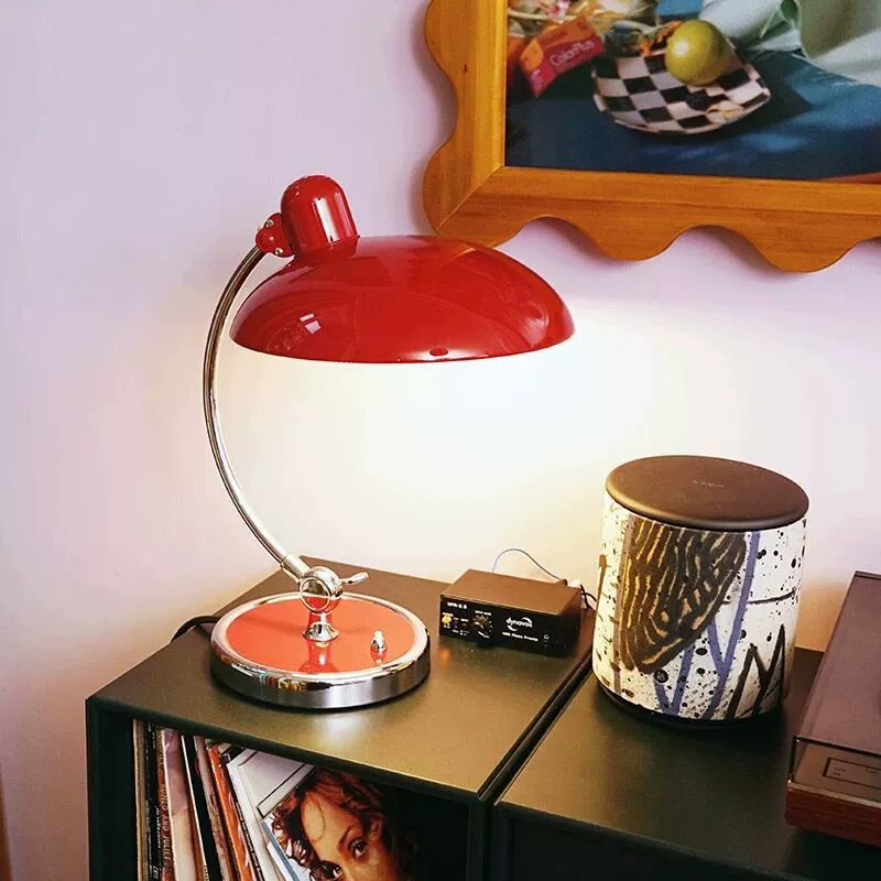 Classic table lamp, design retro lantern for bed, reading for desktop