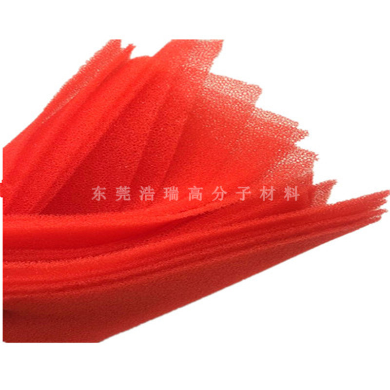 过滤海绵片材 彩色过滤棉片材 聚氨酯爆破海绵 过滤网状海绵片材