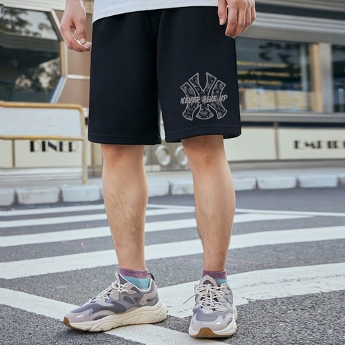 Korean-style men's five-pocket casual shorts, sporty breathable five-pocket shorts, beach shorts, plus-size short pants