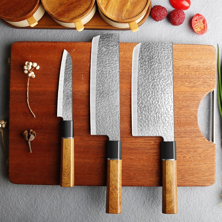 Forged Japanese-Style Hammered Knife, Hand-Forged Sushi Cooking Kitchen Knife, Kitchen Neutral Kitchen Knife, Chef's Special Knife, Kitchen Knife