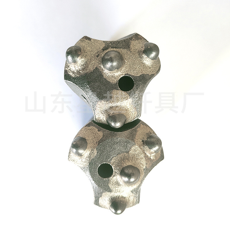 Fábrica de suministro de taladro de soldadura túnel de minería Kaishan plum flower esférica máquina de roca de soldadura taladro de aleación