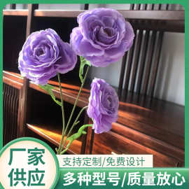跨境新款仿真花千层露莲 婚庆婚礼堂软装背景花酒店客厅家具摆放