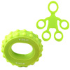Silicone finger tensilers set with dual -force silicone grip force combination of silicone grip griging force ring trainer