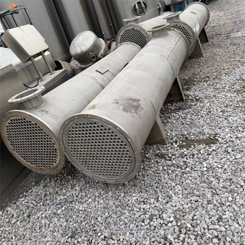 二手不锈钢冷凝器 不锈钢列管式换热器 冷却设备 二手卧式冷凝器