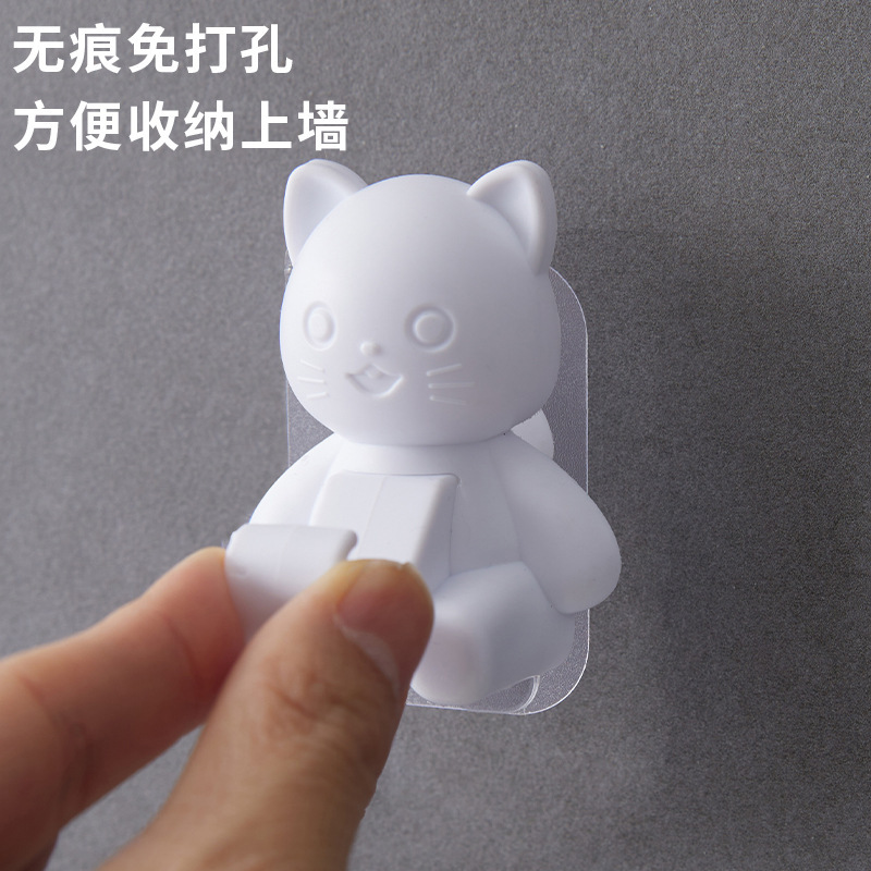 金持ちの猫の浴室のフックは穴を開けないで強力な荷重を受けます。|undefined