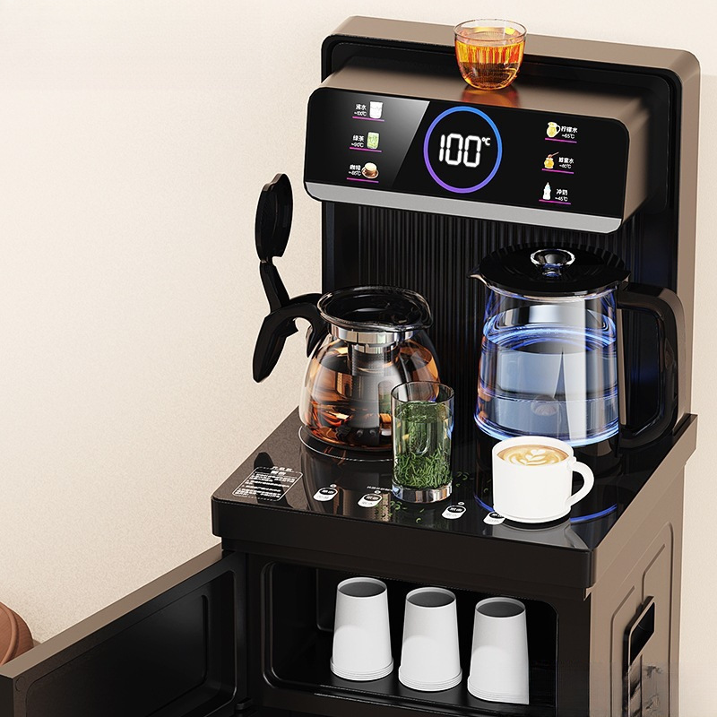 Xianke Tea Bar Machine Intelligent Voice-Controlled Household Vertical Water Dispenser with Bottom Water Tank, Multifunctional Fully Automatic Bottled Water Drinking Machine Xianke Tea Bar Machine Intelligent Voice-Controlled Household Vertical Water Dispenser with Bottom Water Tank, Multifunctional Fully Automatic Bottled Water Drinking Machine