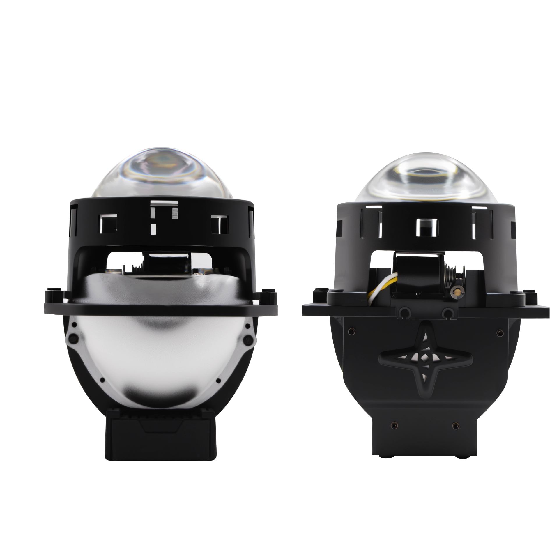 Ventas calientes de 3.0 pulgadas H50S tricolor lente de doble luz inteligente APP Bluetooth control de automóviles LED luz delantera led lente