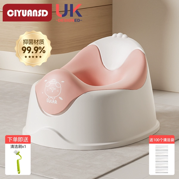 Children's fuchsia toilet, hygienic brush, 100 pieces