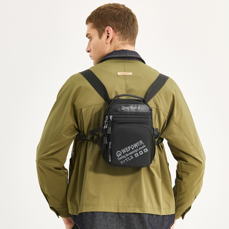 WEPOWER nueva gran capacidad de viaje al aire libre de la bolsa de pecho de hombro de viaje de un solo hombro bolsa de pecho ajustable