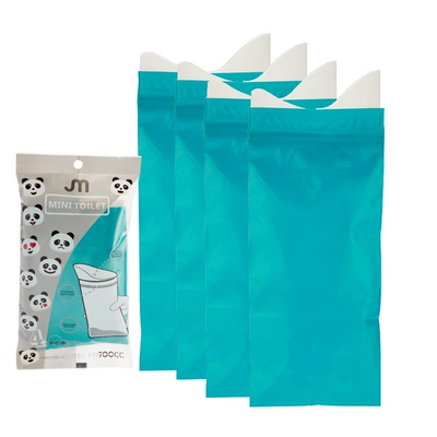 On-board emergency urine bag women's urine bag self-driving portable - blue-model-pack-of-four