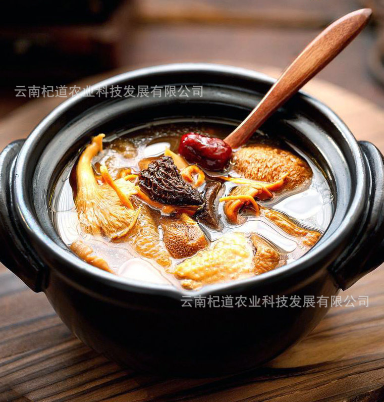 Yunnan specialty Colorful Steamed Bun Stuffed with Juicy Pork On behalf of Morel mushroom Agaricus blazei Mushroom Soup packages Mushroom One piece On behalf of