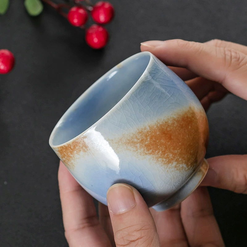 Деревянная чашка ручной работы из Jingdezhen, чашка-майстер, чашка для чая с естественным осадком пепла, антикварная личная чашка продукция чайная чаша одна чашка чайная чашка