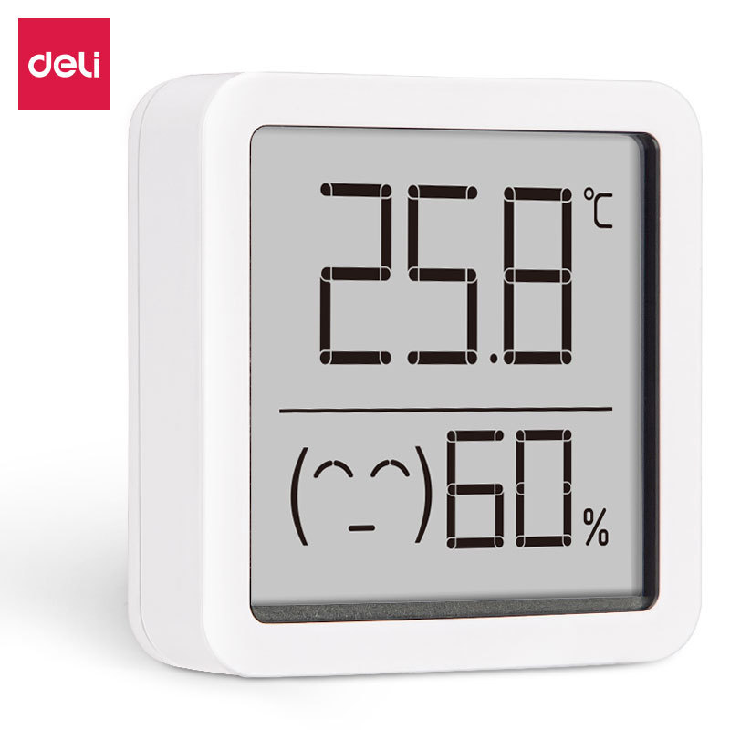 Deli 8845 electronic hygrometer home indoor children baby room thermometer high precision home thermometer
