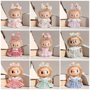 38cm���������zë�q�����·�����Labubu��ż��ɫ�Ŀ۶��������b��