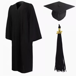 欧美高中毕业袍男女国外硕士服儿童校服学士服毕业学位大学生礼服-阿里巴巴