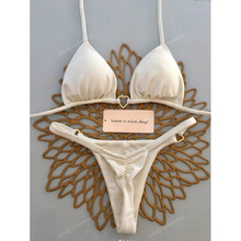 A 30143 Tie Backless Sexy Bikini Set ���¶���ԸбȻ���