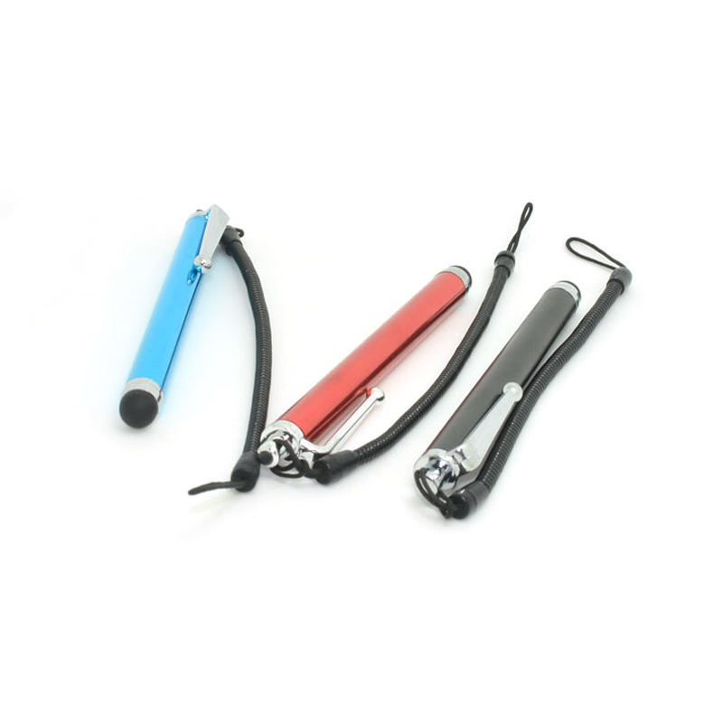 Tablet PC Stylus Capacitive Screen Mobile Phone Stylus Navigator Center Console Screen Touch Pen Anti-lost Spring