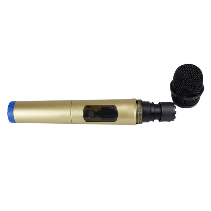 Longlian W-901D Portable Wireless Handheld Microphone Omnidirectional Metal Design Suitable for Home Theater