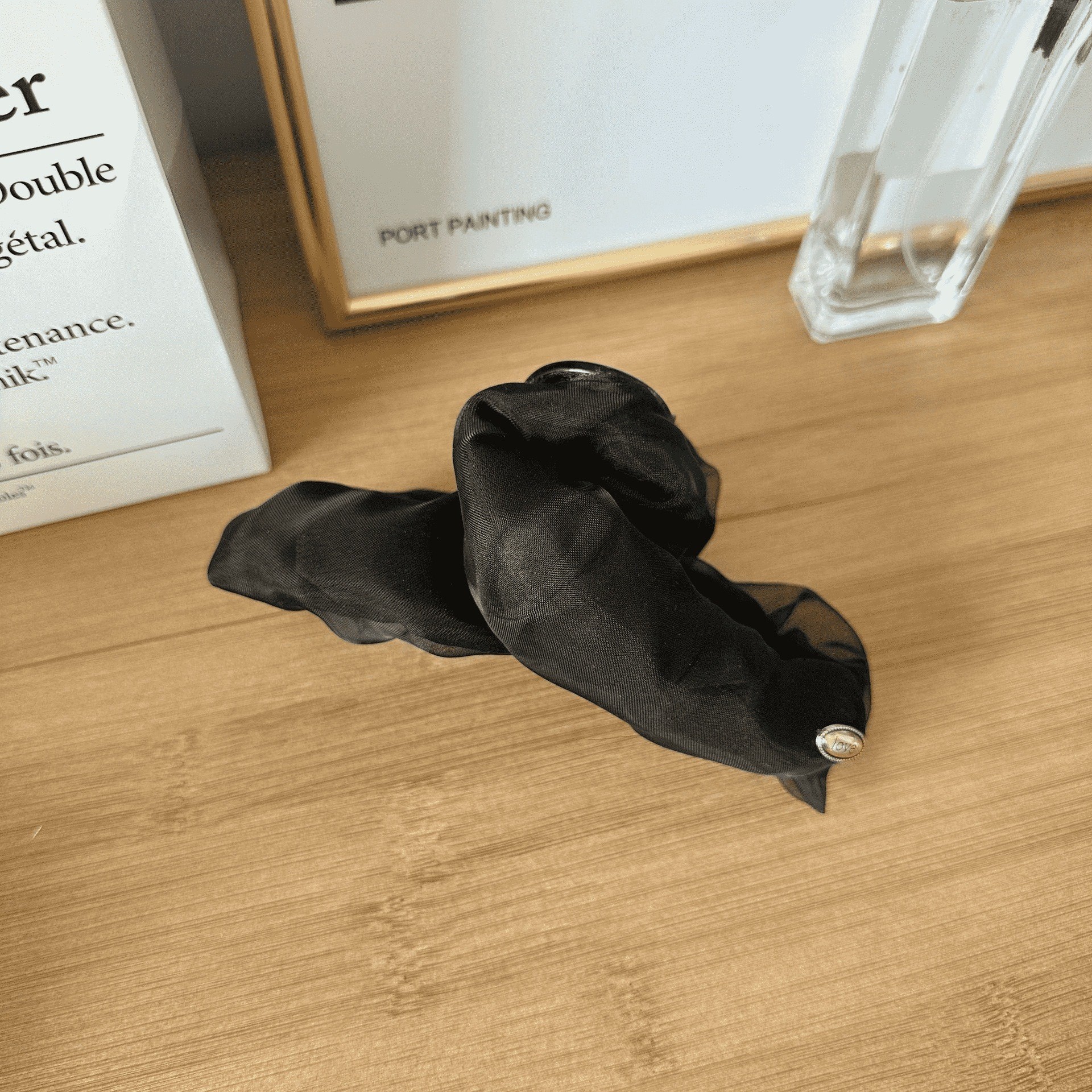 4817 black super fairy pleated gripper