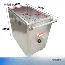 不锈钢燃气熟笼车小蒸笼保温早茶点心车港式早茶点心车送餐麦太保