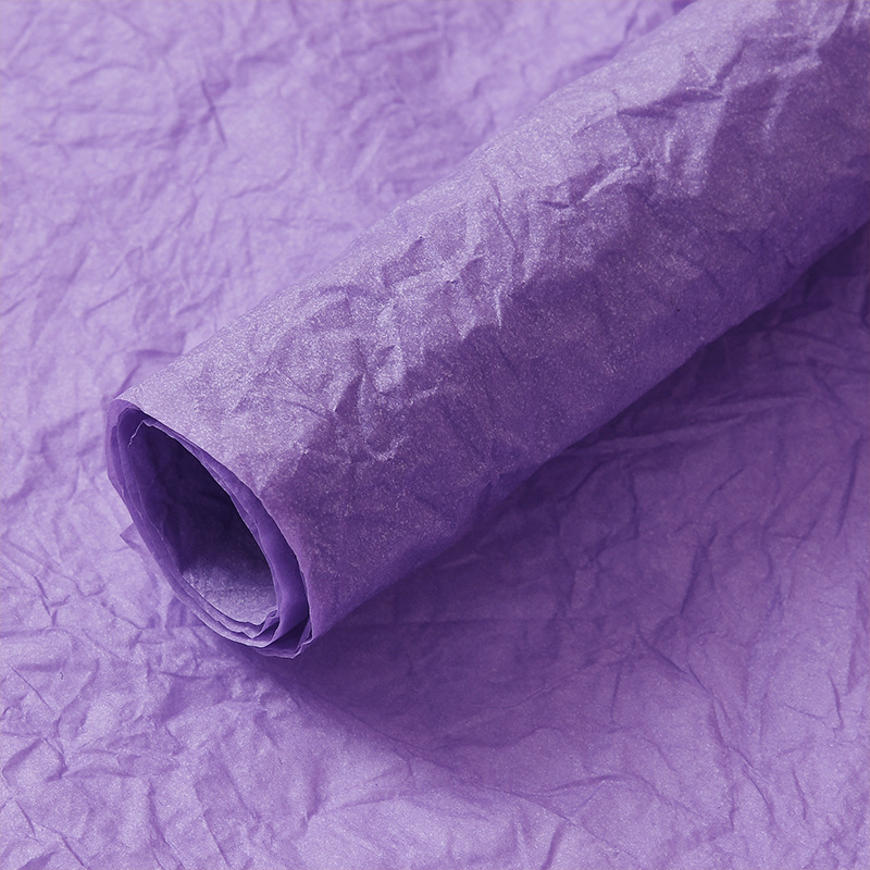 Papel plisado xuenai al por mayor tienda de flores ramo de embalaje de flores forro de papel hecho a mano ramo de papel nativo embalaje mano amasando papel