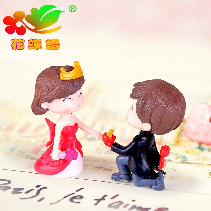Decorations with accessories for beloved for bride, table accessory, micro landscape, DIY decoration