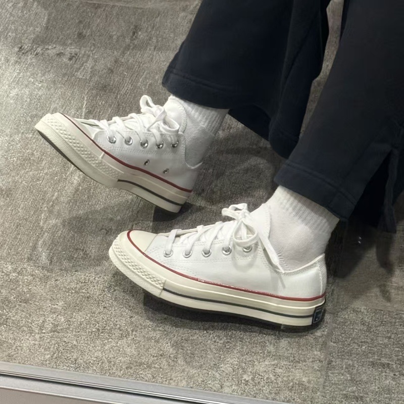 莆田纯原1970s帆布鞋经典低帮情侣运动板鞋男防滑透气校园女鞋潮