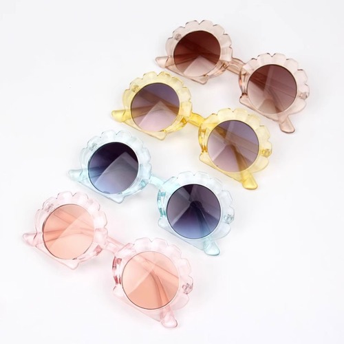 Children's New Shell Sunglasses, Cute Cartoon Style, Men and Women, Baby Boys and Girls, Sun Protection, UV Protection Sunglasses, Wholesale, Adorable