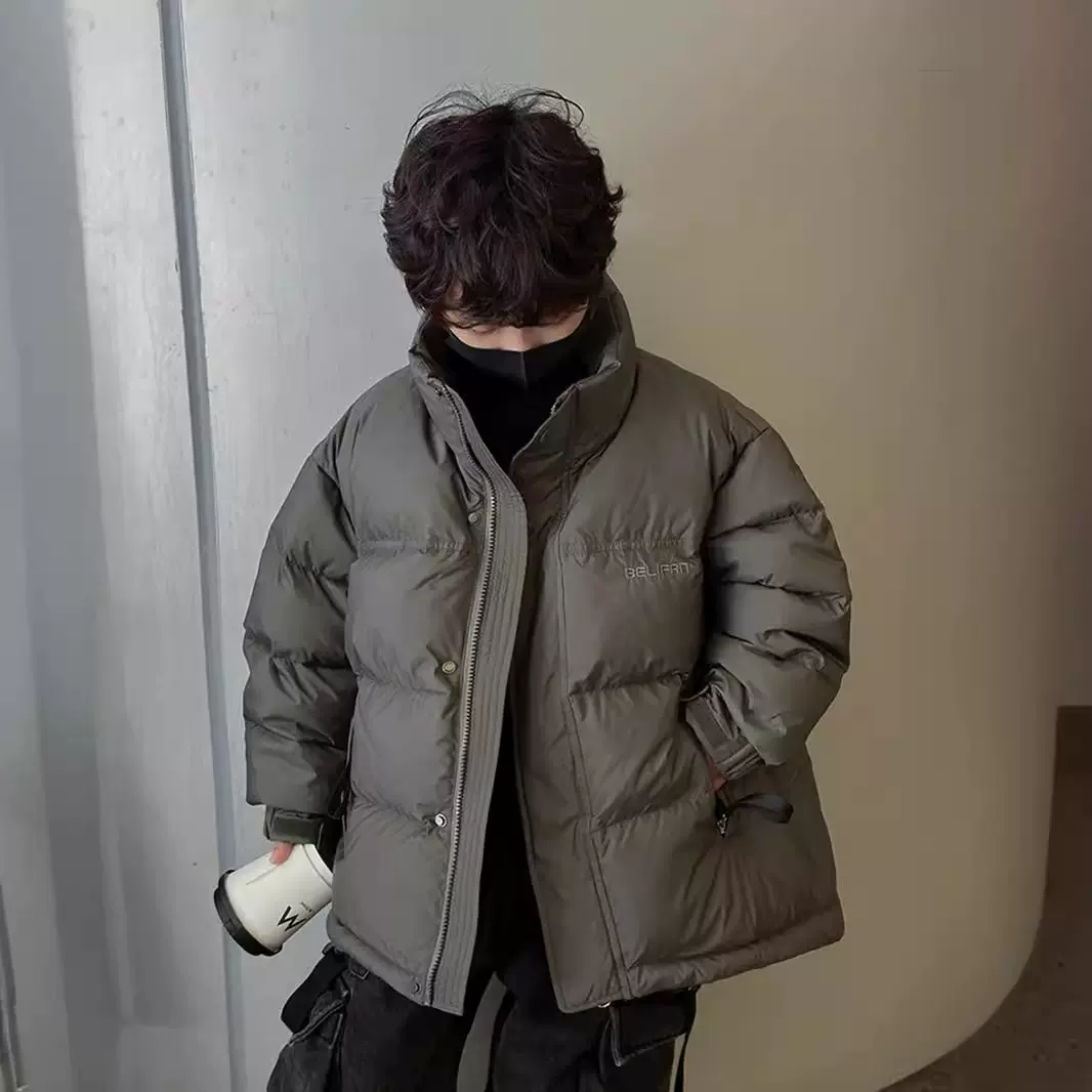 男童冬季加厚棉衣外套2025新款棉袄帅气冬装羽绒棉棉服面包服潮