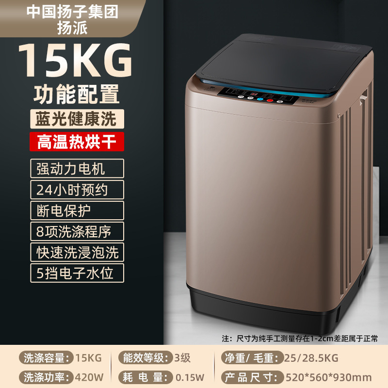 自動洗濯機 家庭用寮 賃貸住宅 ポーラーホイール 小型洗濯乾燥一体型 熱乾燥 静音|undefined