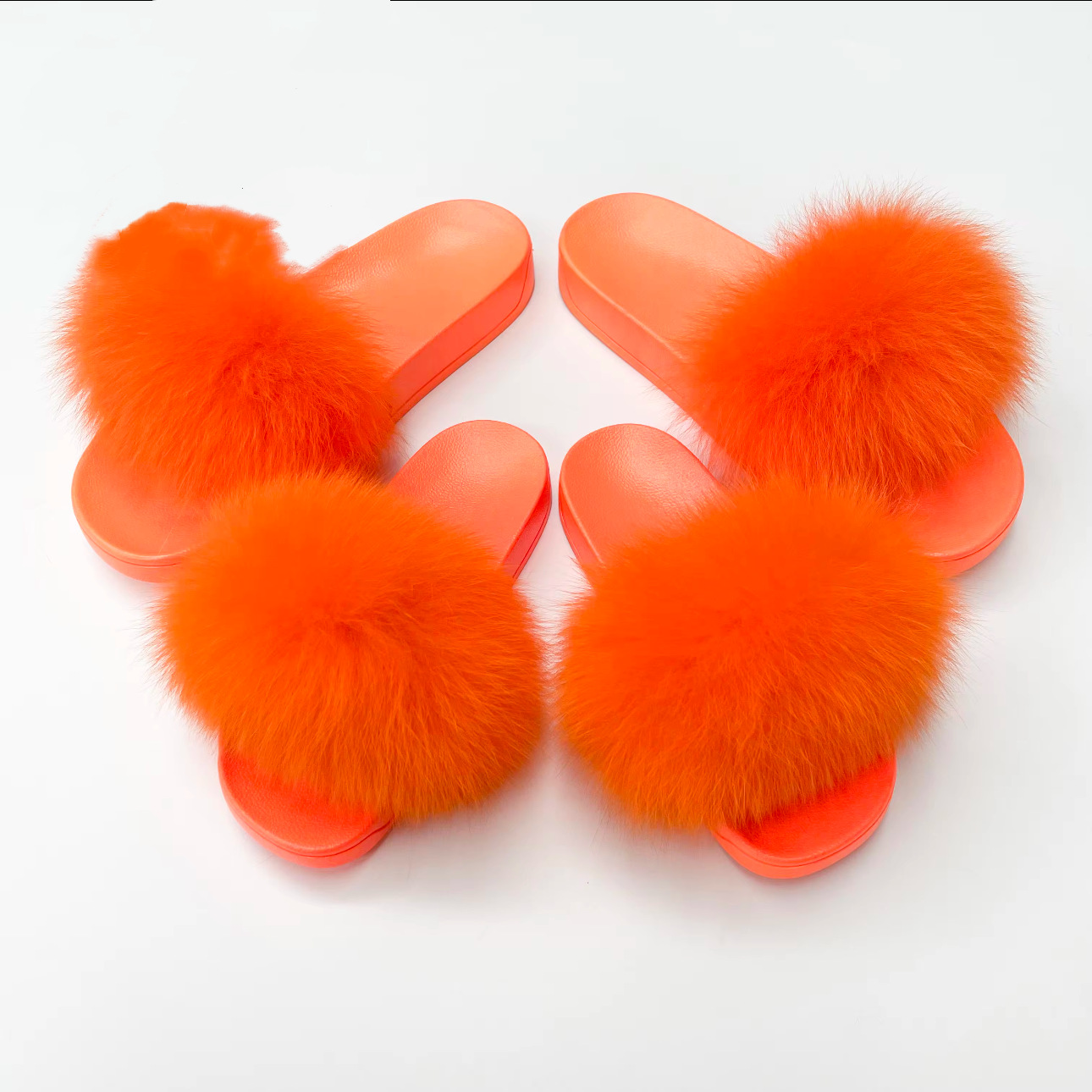 2026 Korean Summer Women's Comfortable And Stylish Slip-On , Non-Slip Outdoor European And American Style Furry Casual Slippers_vogvips.com