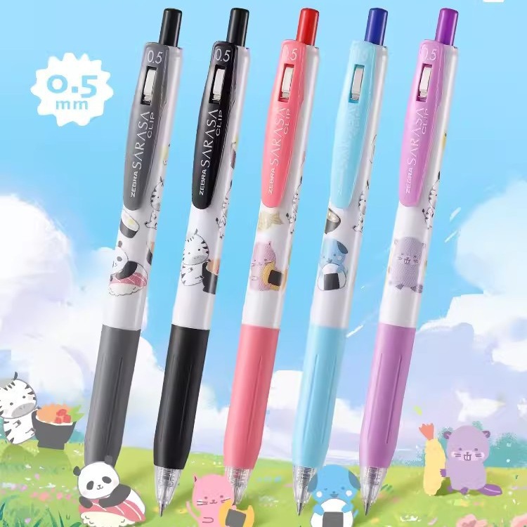 Japón ZEBRA cebra JJ15 lindo animal limitado bolígrafo neutro para estudiantes SARSA bolígrafo de agua de presión negro