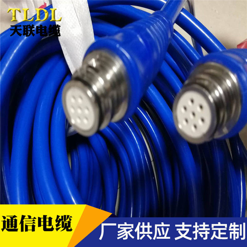矿用通信拉力电缆，MHYBV-7-1，MHYBV-7-2电缆插头拉力电缆