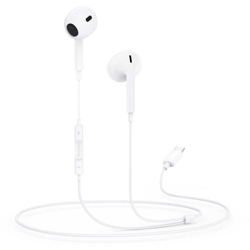 yesido 有線イヤホン type-c インイヤー型 重低音 プラグアンドプレイ Apple 16対応 有線イヤホン|undefined