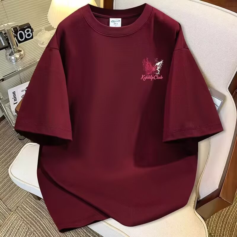 T-shirt oversize con stampa farfalla per uomo e donna_voghion.com