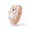 Flashing cartoon glowing oil, children's green silica gel protection buckle, mosquito repellent, watch, internet celebrity