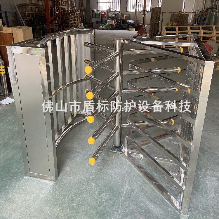 学校饭堂出入口单向通道门不锈钢栅栏滚闸 防止逆旋转门 源头工厂