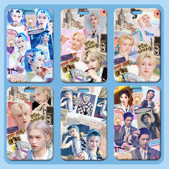 李龍馥卡套批發塑料滑蓋學生校牌飯卡胸牌小卡工作證卡套門禁公交