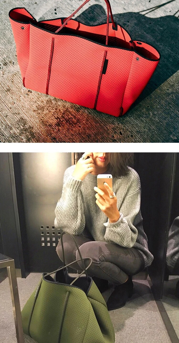 Waterproof Large Capacity Beach Bag For Women Shoulder Carry_voghion.com