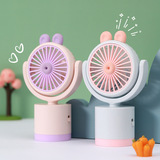 Настольный маленький мультяшный портативный вентилятор, новая коллекция, (Трансграничная торговля)