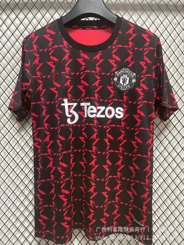 2526赛季新款足球服曼联利物浦球衣球迷版短袖t恤上衣批发可印号|undefined