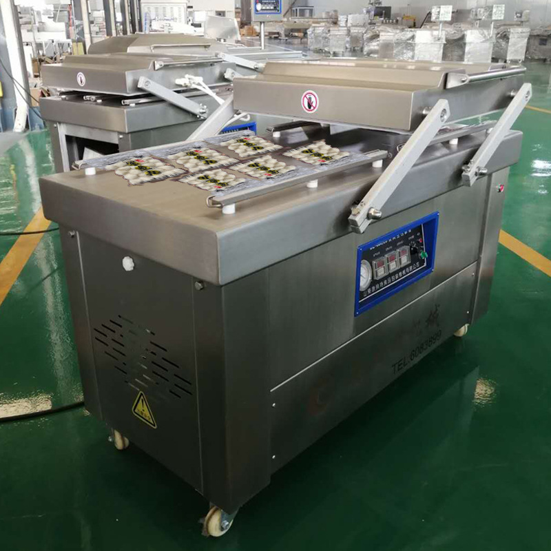 潮汕鱼丸真空包装机 小型鱼蛋双室真空包装机 墨鱼丸包装机