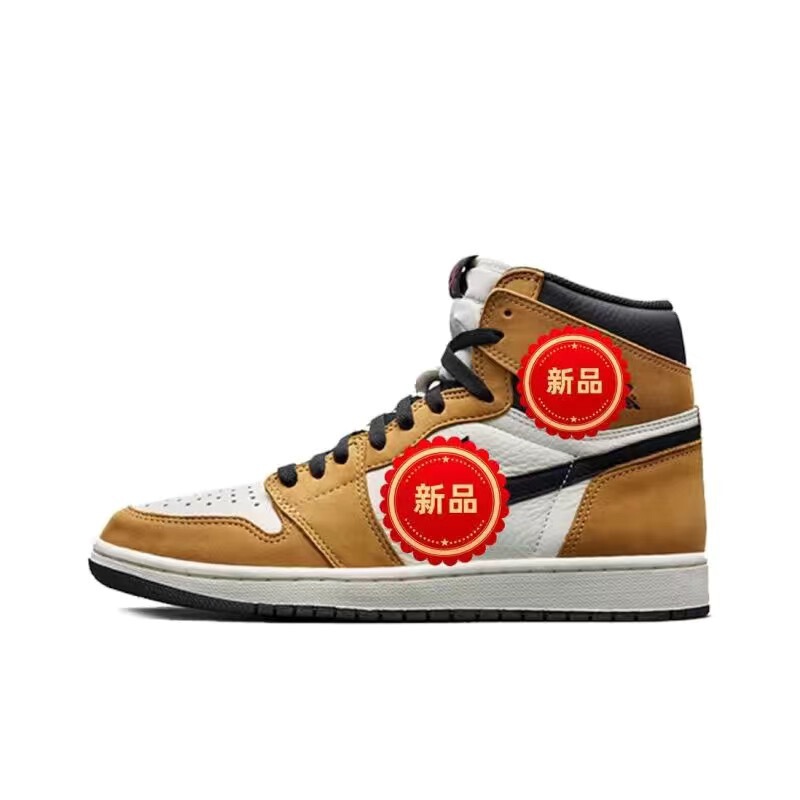 Foreign trade Putian shoes AJ1 high-top Chicago vintage reverse hook Mocha Jordan 1 cross-border men's and women's sports basketball shoes Foreign trade Putian shoes AJ1 high-top Chicago vintage reverse hook Mocha Jordan 1 cross-border men's and women's sports basketball shoes