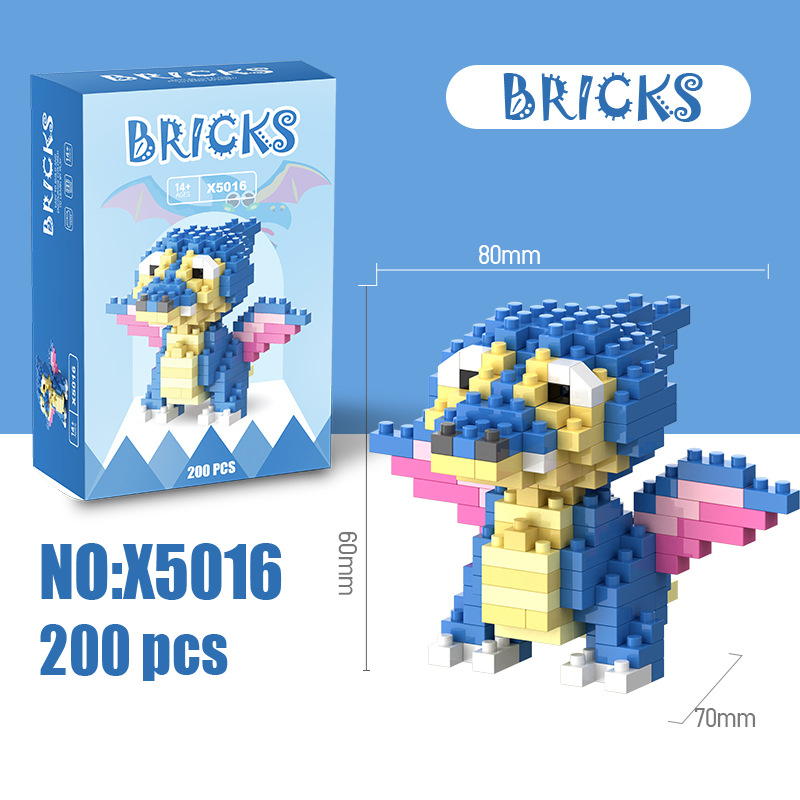 Modelo de Bloques de Construcción en Miniatura de Plástico DIY