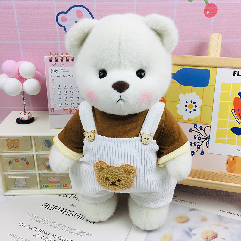 メーカー既製関節手作りクマぬいぐるみ人形中型ベビー服関節クマおもちゃ|undefined