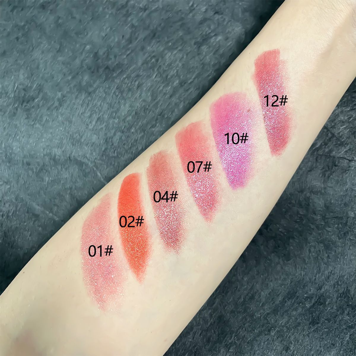 10 color crystal square tube lipstick mist matte non-fading non-stick cup pearl lip gloss cosmetics_voghion.com