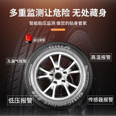Tire pressure monitoring system Solar-Powered High-Precision Built-In and