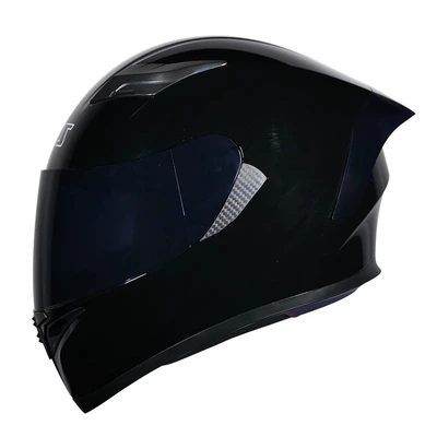 Vehicle Safety Helmet | Motosiklet kaskı (dəbilqə) - bright-black-with-black-tea-m