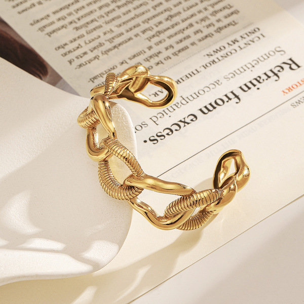Woven trend fashionable bracelet stainless steel